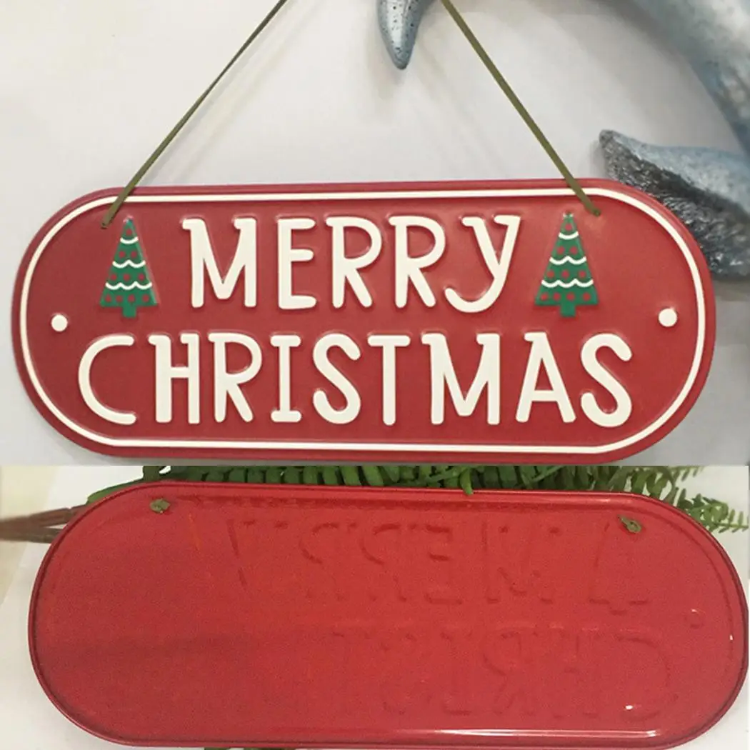 С Рождеством Добро пожаловать поздравительная дверная табличка подвесная