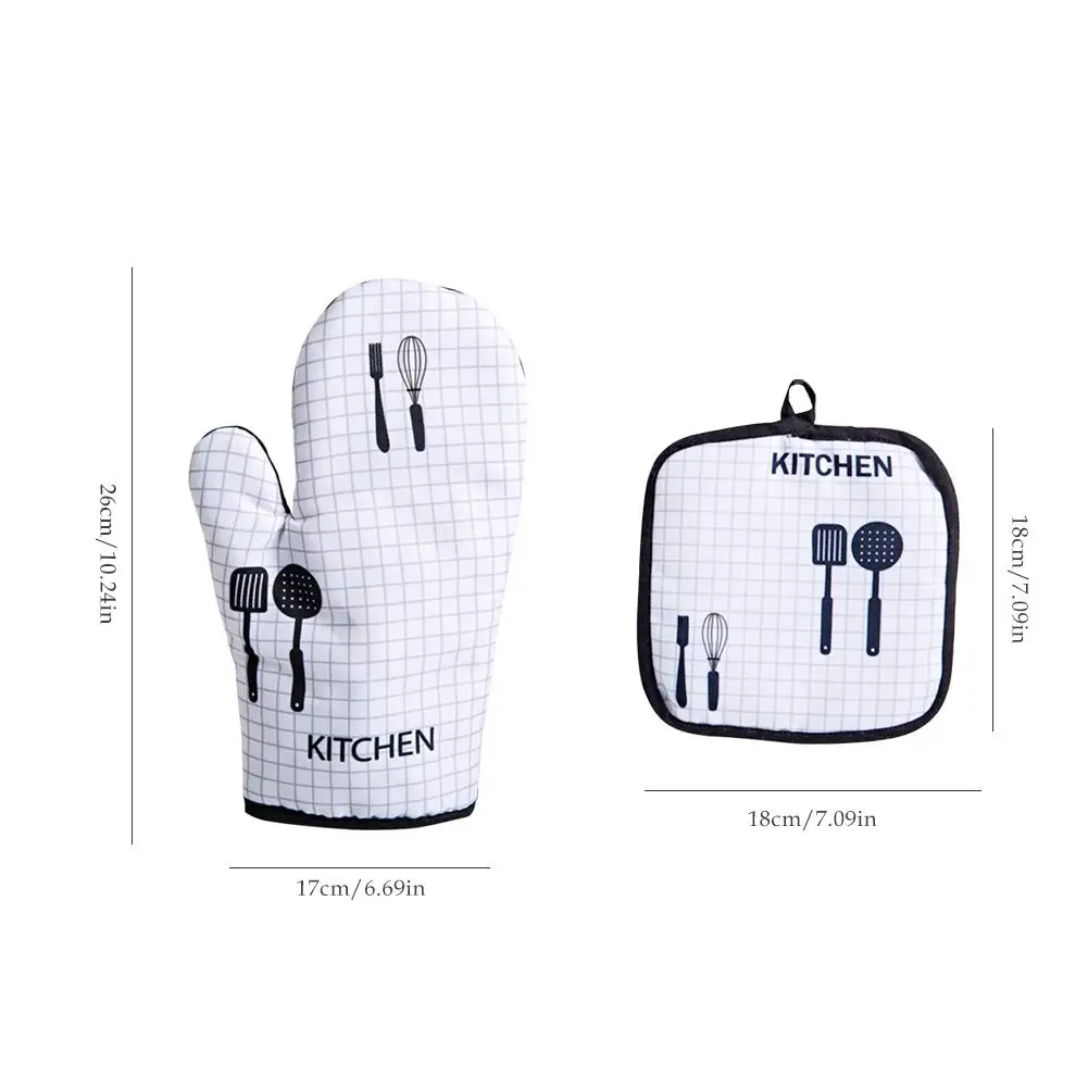 

Thickened Insulating Gloves Special for Baking and Scalding Prevention Barbecue Heat-proof Gloves for High-temperature Microwave