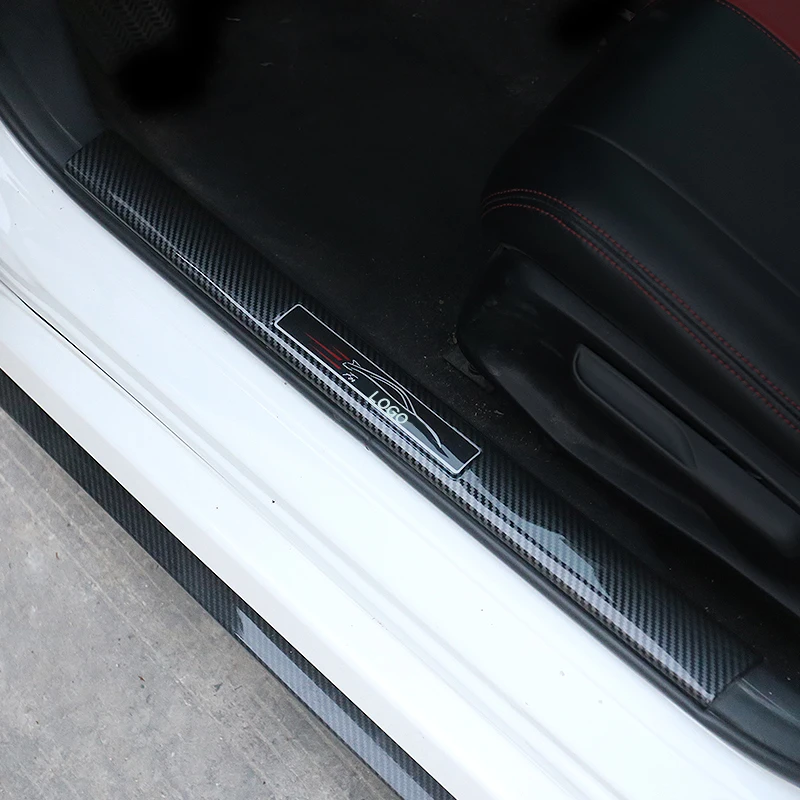Автомобильные аксессуары Стайлинг защитная Накладка на порог для Honda Civic 10th 2016 2017