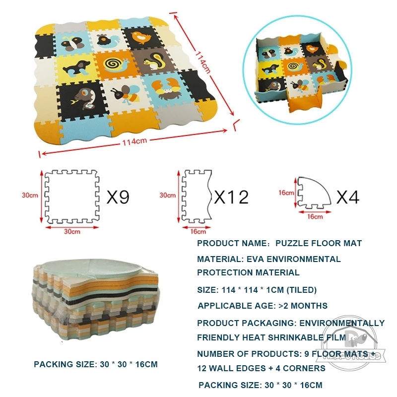 25 шт. детские игрушки коврик для детей сделанный из материала EVA коврики
