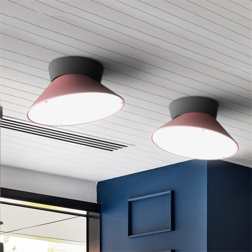 Скандинавские современные потолочные светильники столовая гостиная сотня набор