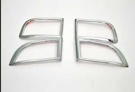 ABS Хромированная передняя задняя противотуманная фара крышка для Toyota Land Cruiser Prado FJ 120 2003-2009 аксессуары - Цвет: Лаванда