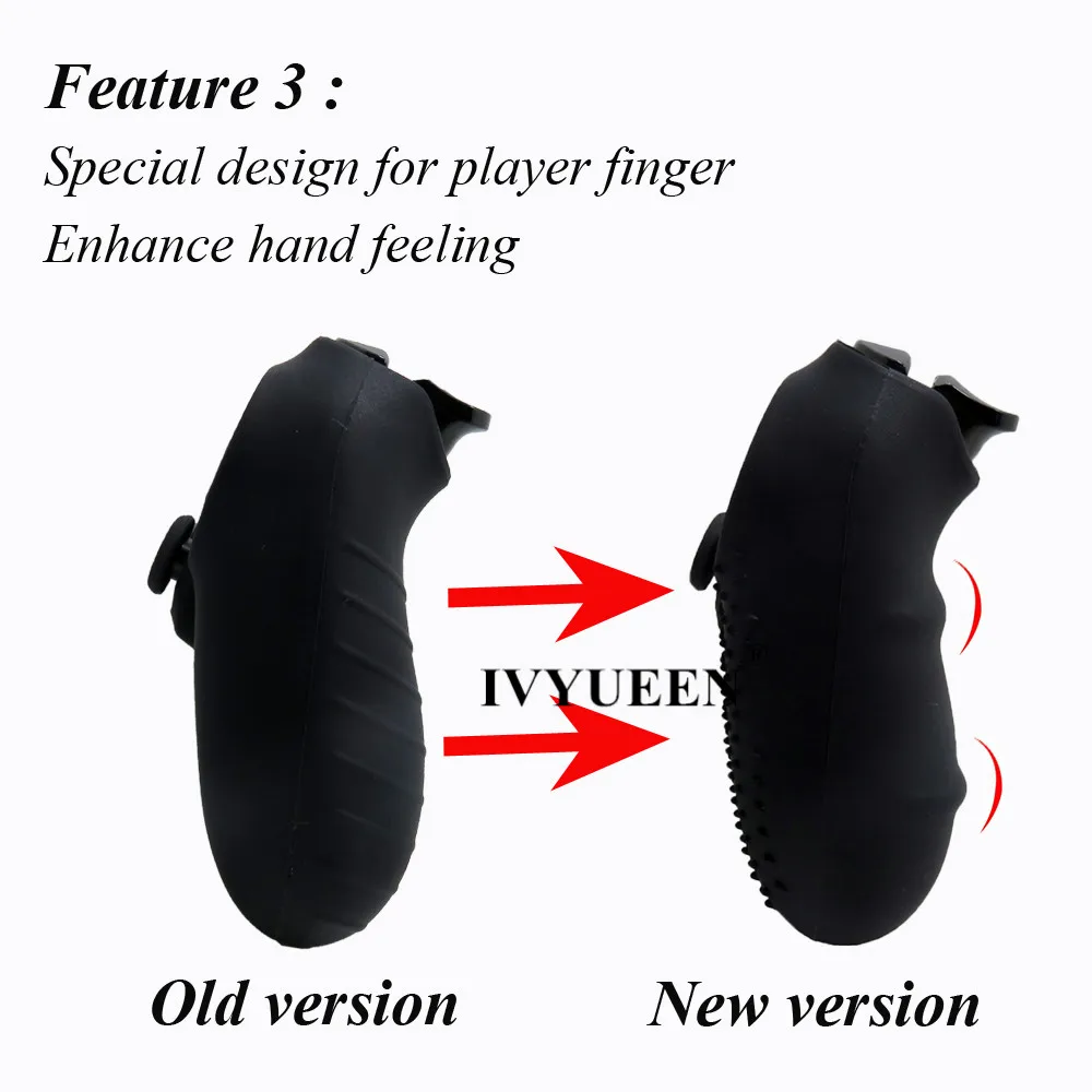 Фото IVYUEEN for PlayStation Dualshock 4 PS4 Pro Slim Controller Anti-slip Silicone Case Skin & 8 Analog Thumb Sticks Grip Cover Caps IVYUEEN for PlayStation Dualshock 4 PS4 Pro Slim Controller Anti-slip Silicone Case Skin & 8 Analog Thumb Sticks Grip Cover Caps