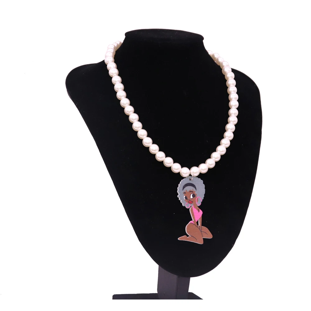 Abadon Прямая поставка Европейская АФРИКАНСКАЯ ДЕВУШКА Натуральный Деревянный