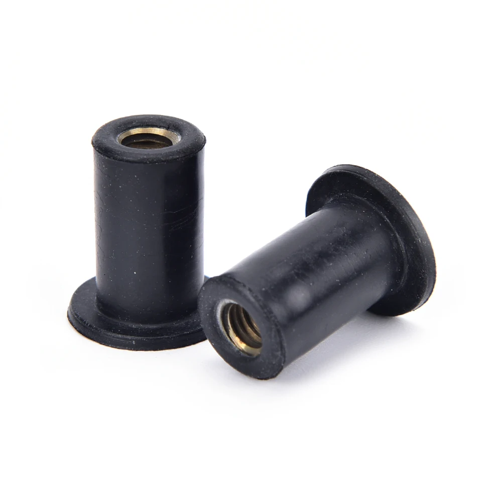 

6pcs M5 Rubber Well Nuts Kayak Accessories Blind Fastener Rivet Fishing Kayak Accessories Jack Nuts Windscreen Wellnuts