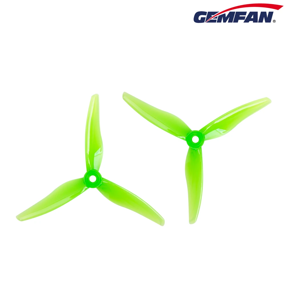 24 шт./12 пар Gemfan 51466 5 дюймов 3 лопасти/tri-blade пропеллер реквизит CW CCW для 2205-2306 бесщеточный двигатель FPV пропеллер
