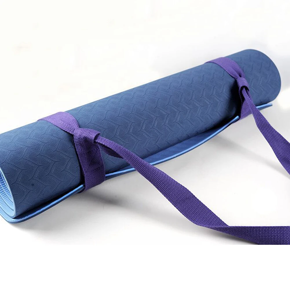 

High Quality Yoga Mat Strap Belt Adjustable Sports Sling Shoulder Carry Belt Exercise Stretch Fitness Elastic Yoga Belt