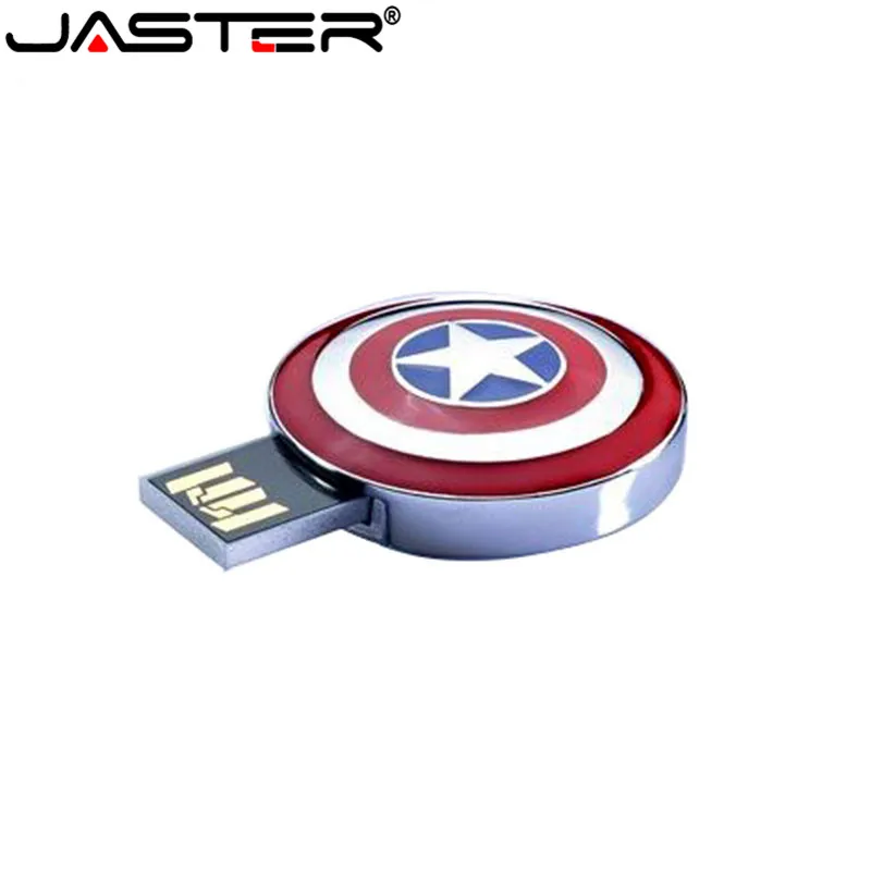 JASTER мстители usb флеш-накопитель Железный человек 8 ГБ флеш-накопитель 16 Гб Капитан Америка 32 Гб usb флешка 64 ГБ флеш-накопитель супергерой U диск