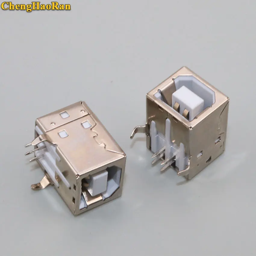 1 шт. разъем USB 2 0 гнездовой типа B 90/180 градусов для пайки печатной платы D интерфейс
