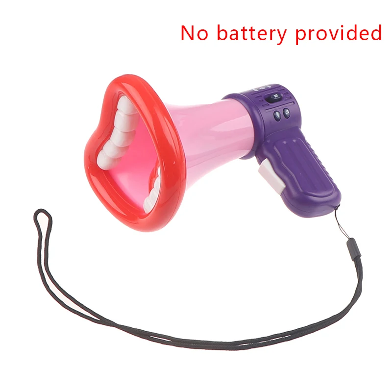 

Funny Voice Changer Horn Toy Colorful Plastic Party Loudspeaker Game For Kids