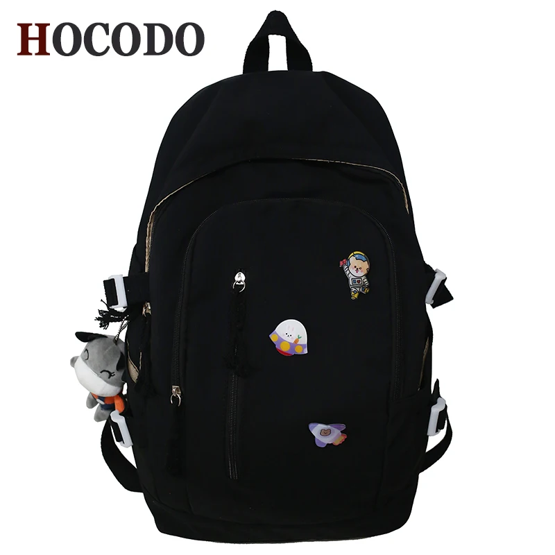 

HOCODO 2020 Women Backpack Anti-Theft Backpack Fashion Female Student School Bag For Teenage Girls Large-Capacity Travel Backbag