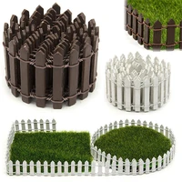 brand new miniature fence garden decor diy fairy kit wood fence accessories small decorative gardening perfect miniature garden