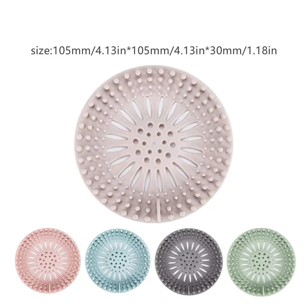 

TPR filter floor drain cover anti-clogging filter Bathroom hair filter Swimming pool Kitchen Fruit trash filter
