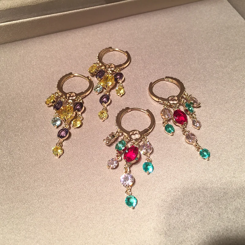 Свадебные модные серьги с кубическими кисточками 2020 | Украшения и аксессуары