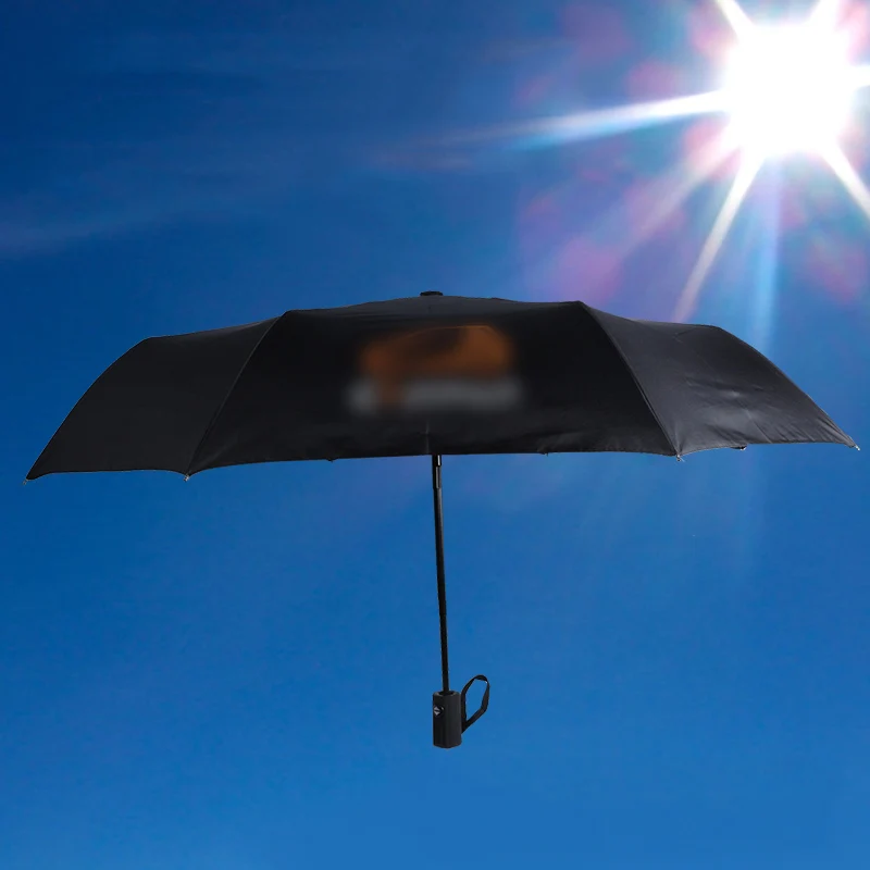 Модный ветроустойчивый складной полностью автоматический зонт от дождя УФ