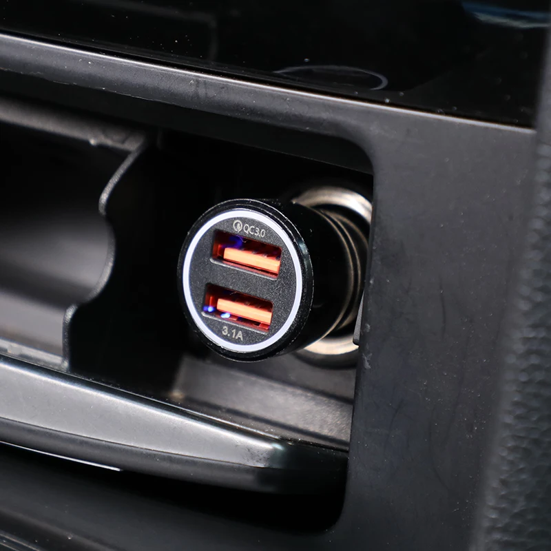 Автомобильное зарядное устройство с двумя USB-портами 12 В |
