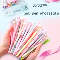 cartoon creative gel pens wholesale 3050pcs gel pen set value pack student kids writing pens 0 38 0 35 0 5mm school stationery