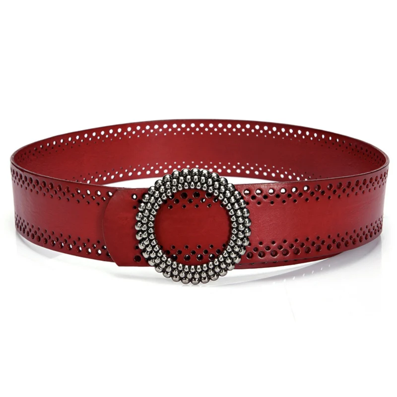 wine red belt Cinturon mujer, дизайнерские женские ремни, высокое качество, натуральная кожа, ремни для женщин, зеленый, коричневый, большого размера плюс, широкий роскошный ремень - Цвет: wine red belt