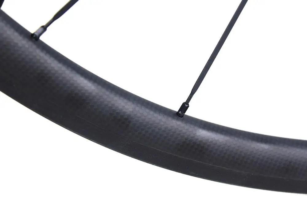 30 мм Углеродные волокна дорожные велосипедные колеса 700C китайская углеродная