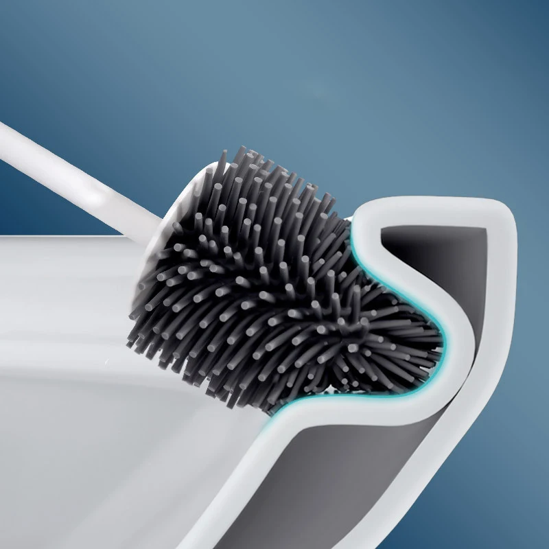 Силиконовая щетка ONEUP TPR для чистки ванной комнаты чистящая с длинной ручкой