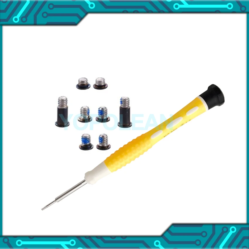 Новинка винты с отверткой в сером нижнем корпусе для Macbook Retina 12 дюймов A1534 2015 2016