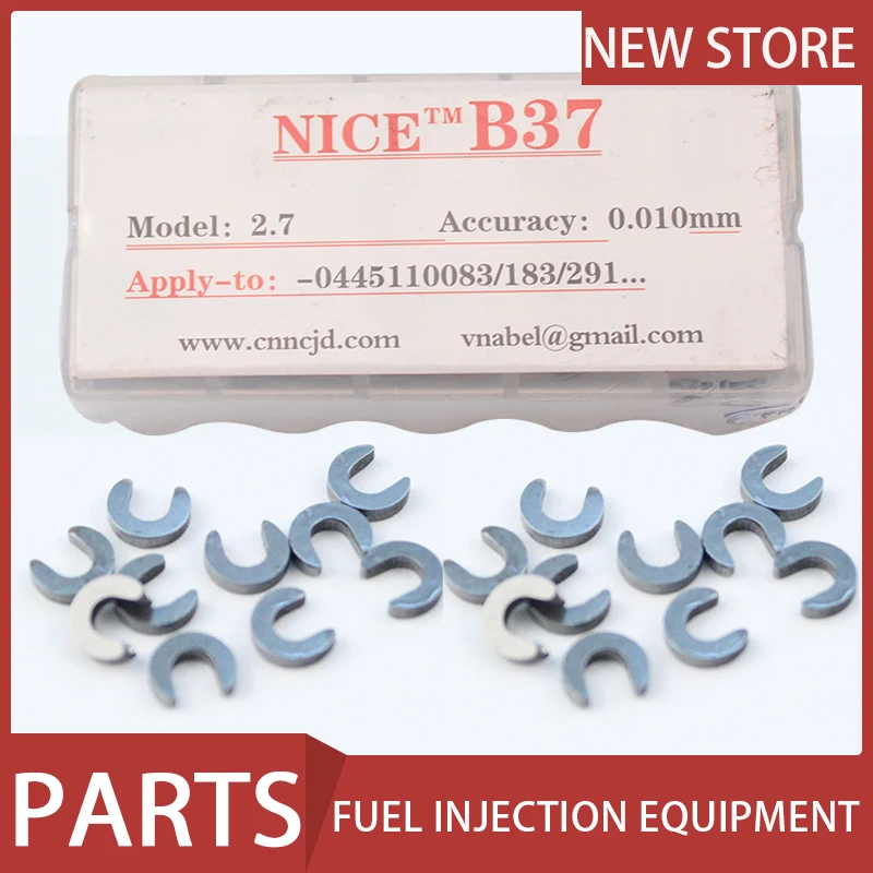

50pcs / set common rail shims injector repair gasket shim B37 (Size: 1.200-1.290mm)