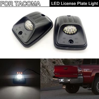 2pcs error free redwhite led license plate light number plate lamp for toyota tacoma 1995 2004