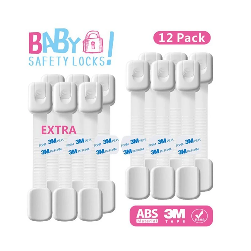 1 PCS Baby Kids Safety Cabinet Locks Children Drawer Cupboard Refrigerator Door Desk Plastic Protection Locking New | Мать и ребенок