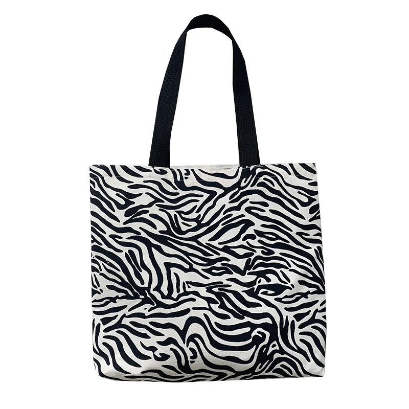 

Fashion Women's Hip-Hop Canvas Shoulder Bag Large Capacity Shopping Bag School Bag Travel Leisure Handbag