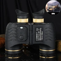 high power military binoculars 7x50 hd waterproof high quality rangefinder compass binoculars lll night vision for hunting camp