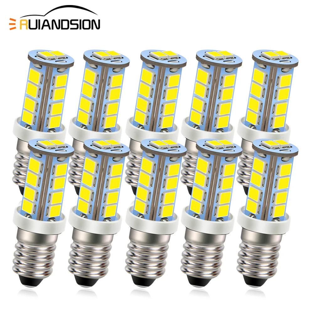 Фото Сменная Лампа Bombillas Led 18 2835SMD E10, 6 в, 12 В, 360 лм, 6000 К, 10 шт. №1