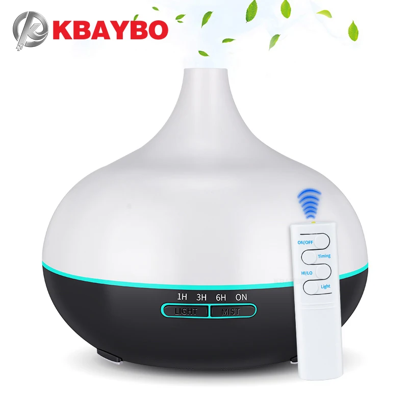 

KBAYBO 550ml USB Aroma Diffuser Air Humidifier with 7 Color Changing LED Lights USB cool mist maker Air Purifier for Office Home