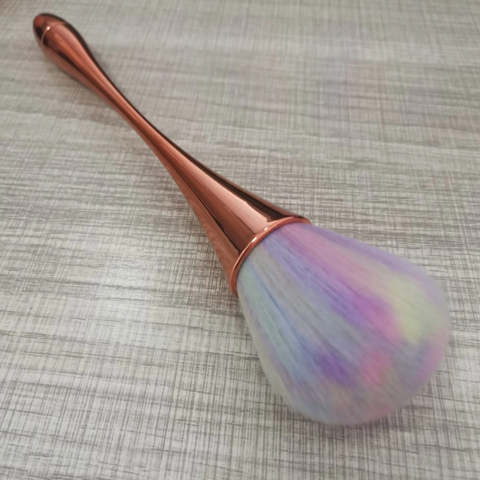 1pc-цветная мягкая кисть для дизайна ногтей профессиональная щетка маникюра пудра