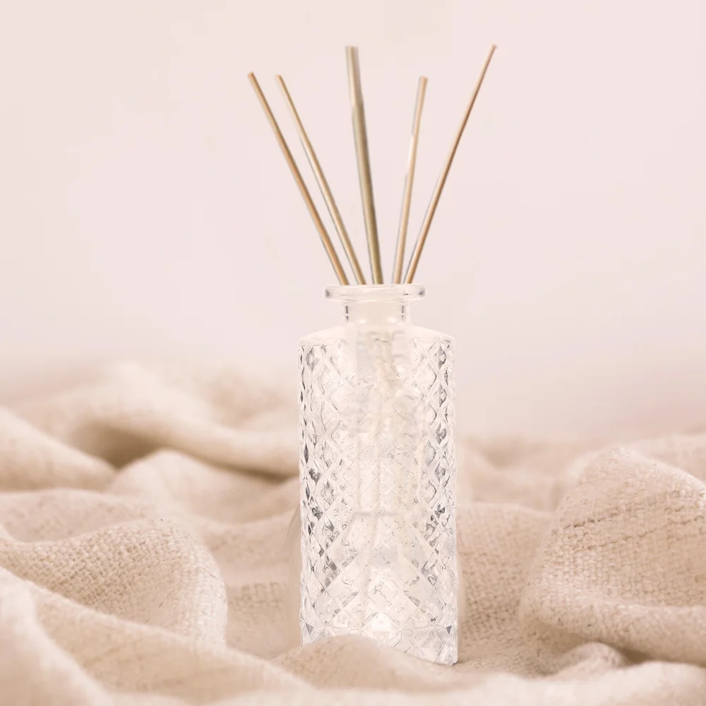 

3pcs Home Glass Diffuser Bottles Empty Bottles Room Decoration Storage Jar