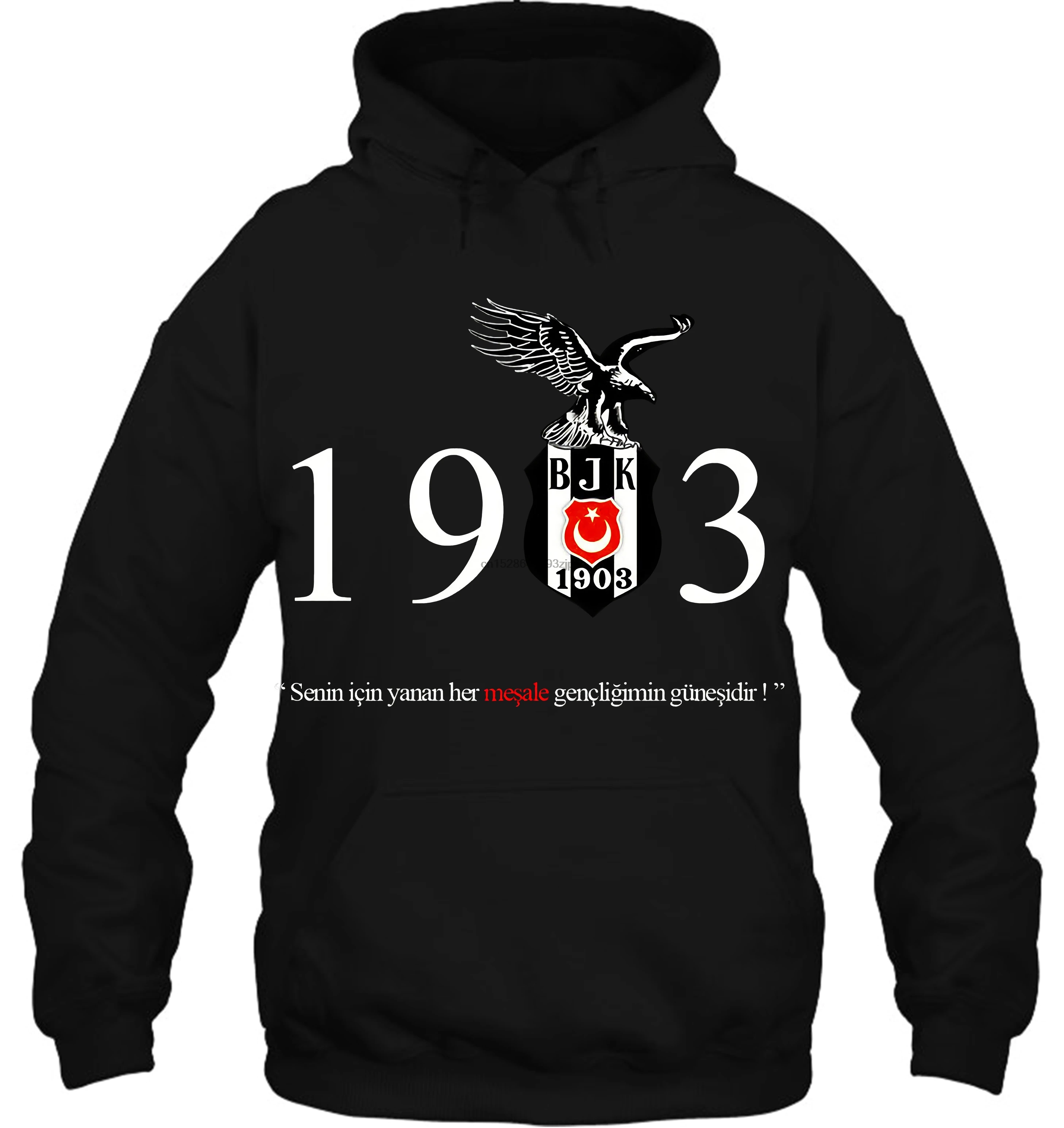 Забавная белая черная модная футболка Besiktas 1903 BJK логотип Ретро рубашки пальто для