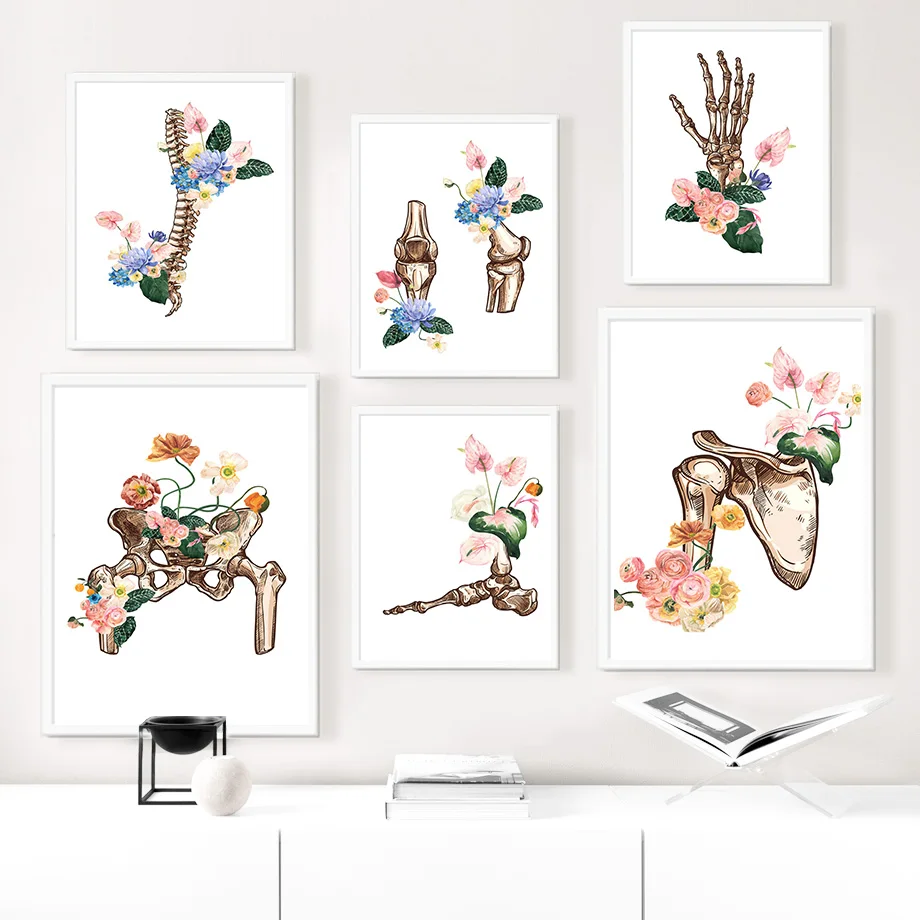 Настенная Картина на холсте с изображением тела человека |