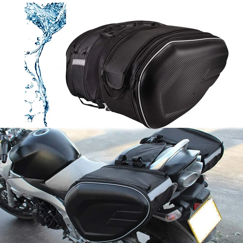 

Waterproof Motorcycle side Bags SaddleBag Oxford Fabric Saddle bags Moto trunk luggage Helmet Riding Travel Bags