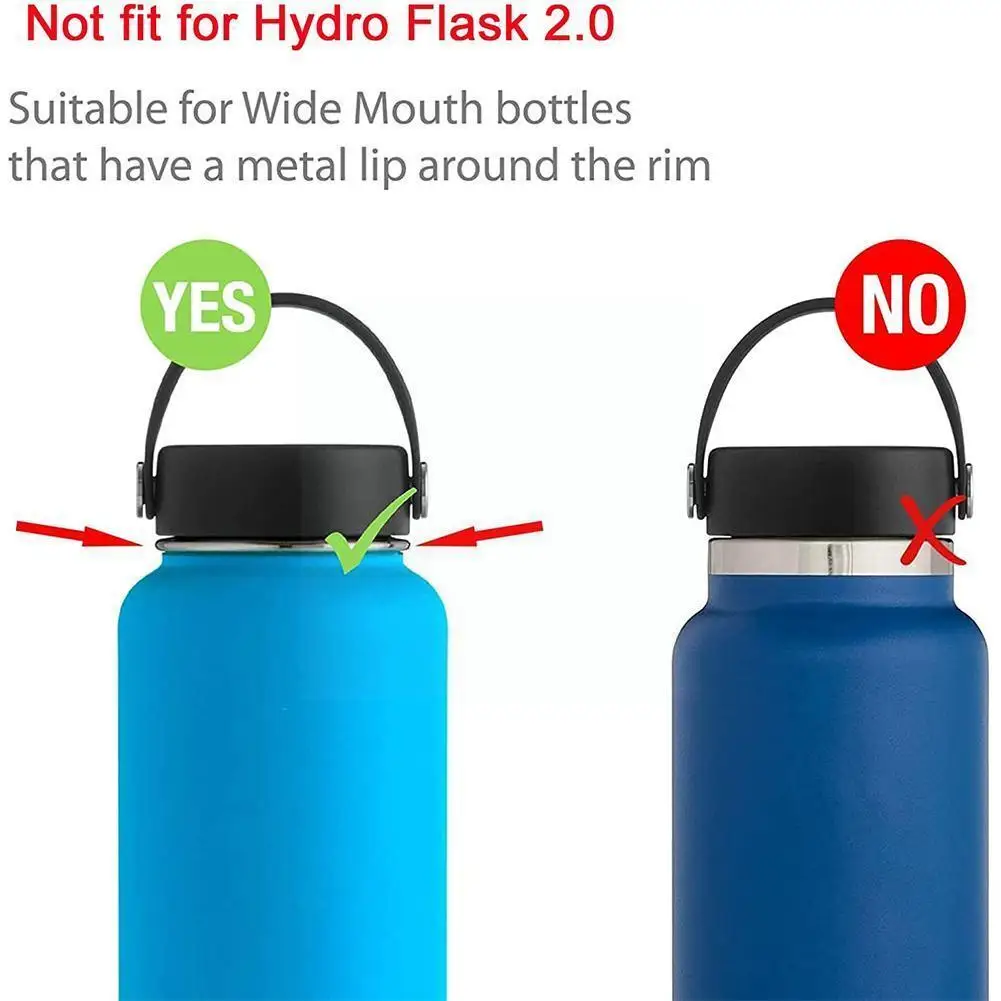 

With Ring Water Bottle Paracord Hiking Fits Wide Mouth Sports Travel Carrying Simple Handle Strap Cup Holder For Hy-dro Fla N8n7