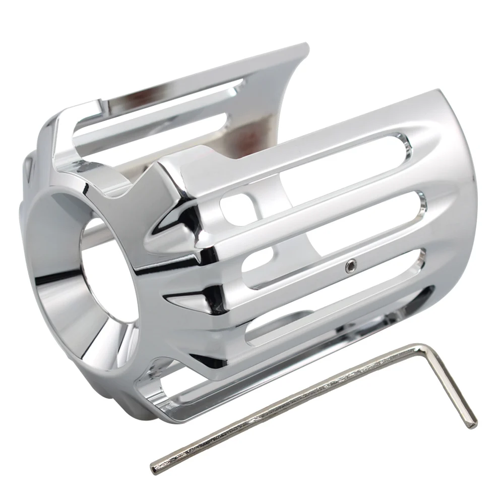 Motorcycle Chrome Oil Filter Cover Machine Grid For Harley Sportster 883 1200 XL Iron Touring Road King Softail Deluxe Dyna | Автомобили и