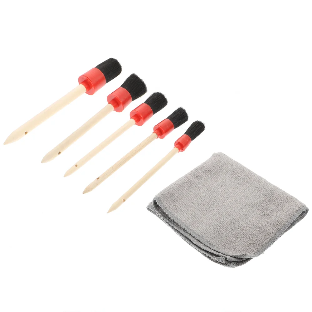 

1 Set of Car Tyre Brush Kit Wheel Cleaning Brushes Durable Car Detailing Kit