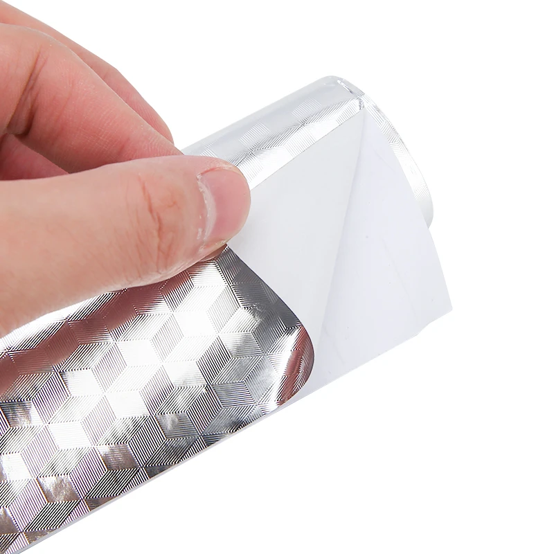 

40cm*5m Kitchen Oil-proof Wall Sticker Waterproof Aluminum Foil Sticker Self Adhesive Kitchen Stove Cabinet DIY Wallpaper