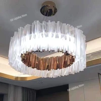 round chandelier modern luxury hanging lights fixture decor for home kitchen living dining room bedroom decoration ceiling lamps
