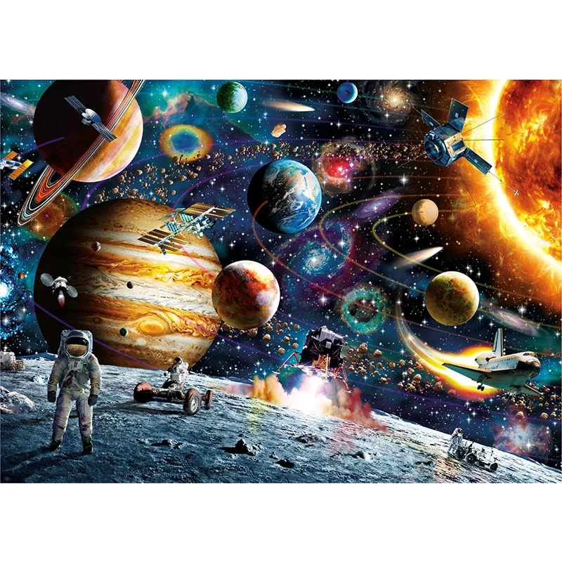

Adult Jigsaw Puzzle 1000 Scenic Paintings Creative Decompression Fun Girls Gift Children's Puzzle Toys BB50YL