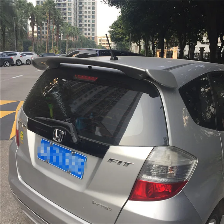 Спойлер заднего крыла для Honda fit/jazz 2008 2013 из АБС пластика|spoiler for honda|rear spoilercar rear wing |