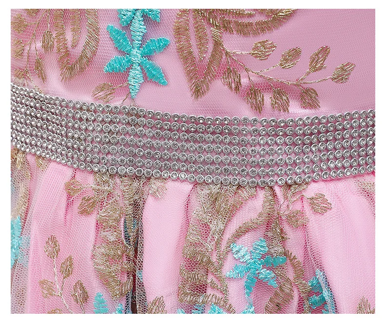 

Baby Girls Dress Summer Girls Clothes Princess Dresses For Girls Embroidery Wedding Party Dress vestidos Children Clothing 8-10Y