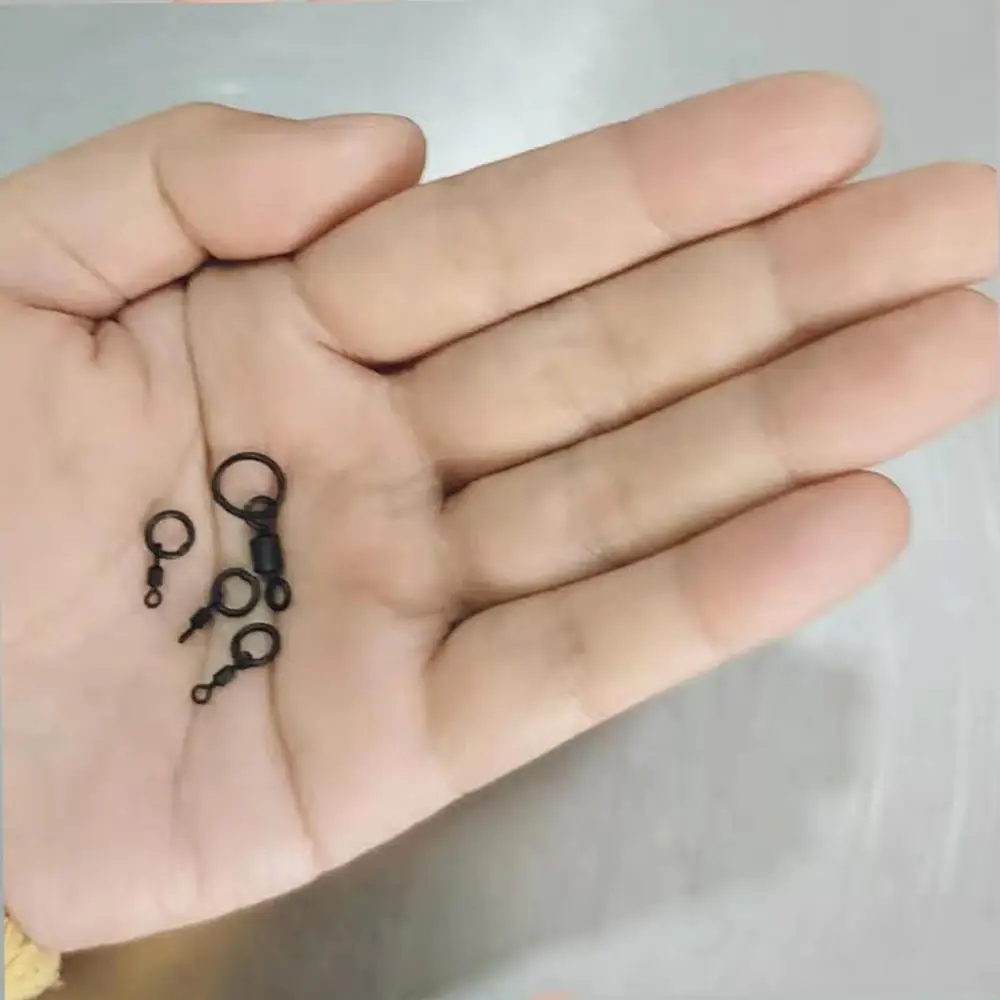 20 шт. рыболовные Вертлюги с кольцом для ловли карпа|Коробки рыболовной снасти| |