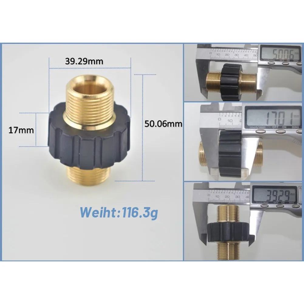 

Cleaner Adapters M22*1.5 Outer Wire Butt Joint Solid Brass Accessories