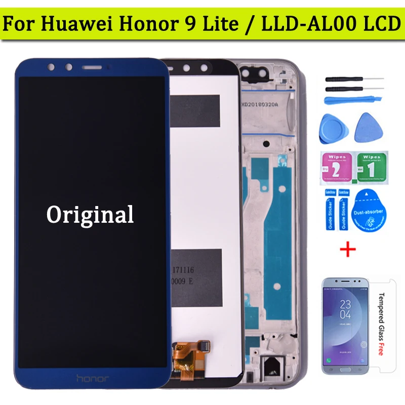 5 65 ''ЖК дисплей для Huawei Honor 9 lite ЖК с сенсорным экраном Lite рамкой изготовленной в