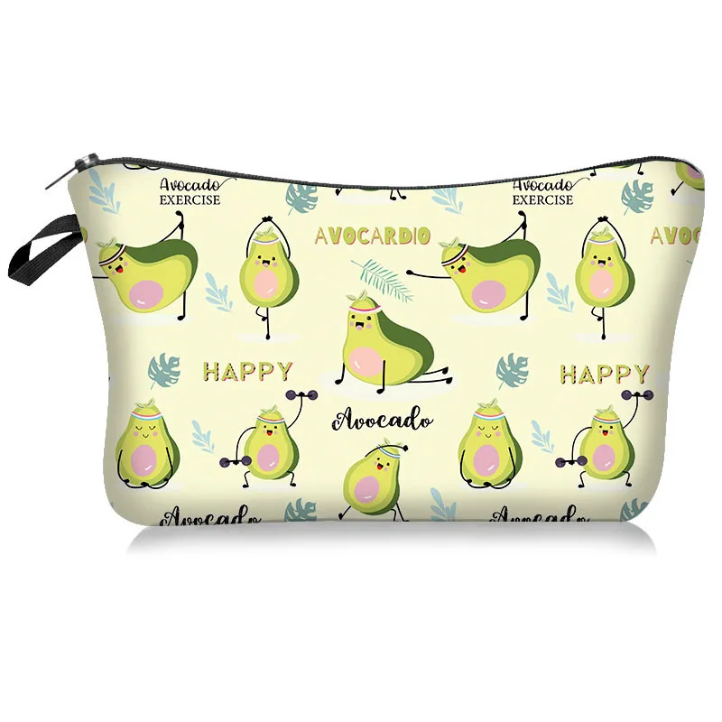 

Fruit Printing Makeup Bags with Multicolor Pattern Cute Organizer Bag Pouchs for Travel Ladies Pouch Women Cosmetic Bag