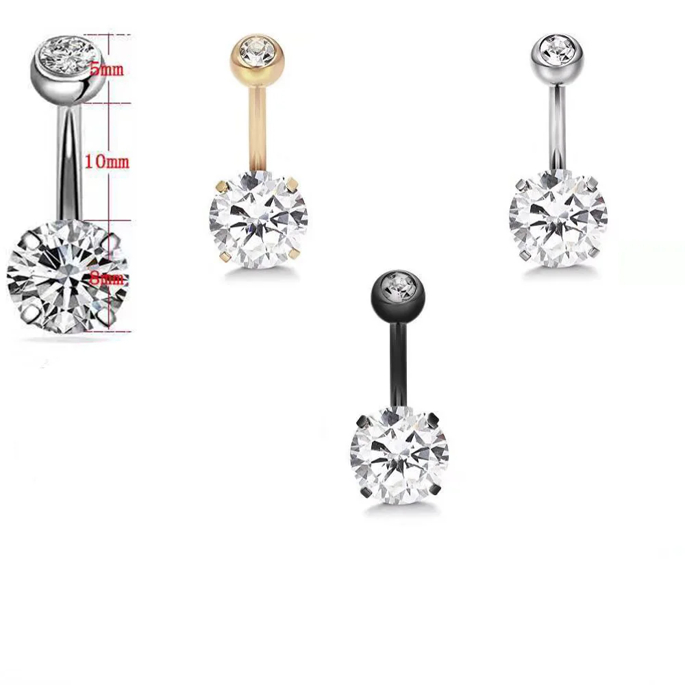 Серьги-гвоздики женские золотистые с кристаллами и фианитами | Украшения